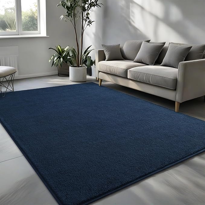 Pettop 5x7 ft Navy Blue Area Rugs - Image 2