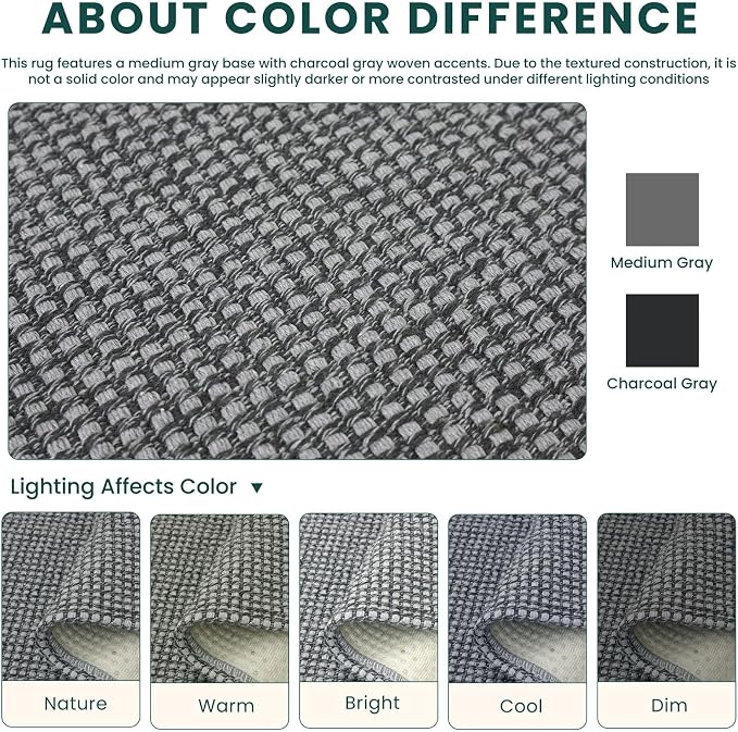 KOZYFLY 3x6 Washable Runner Rug, Non Slip Wide Runners - Image 3