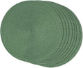 FunWheat Round Braided Placemats Set of 8 Place Mats by FunWheat