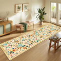 RELEANY Floral 2x8 Area Rugs Washable Print Boho Cute Carpet Non Slip Flower by RELEANY