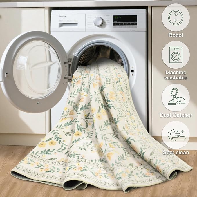 Runner Rug for Entryway: 3x10 Kitchen Rugs Non Slip Washable Ultra-Thin Soft - Image 8