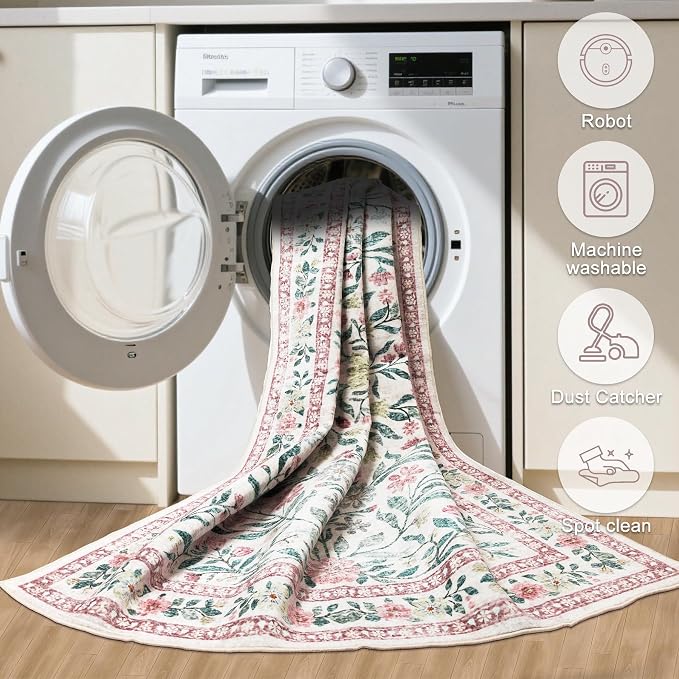 Runner Rug for Entryway: 3x10 Kitchen Rugs Non Slip Washable Ultra-Thin Soft - Image 8