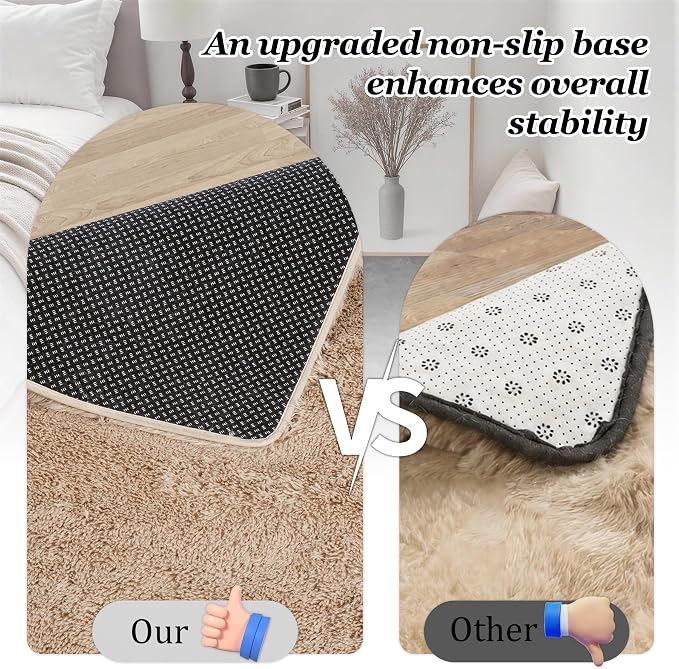 6x9 Area Rugs for Living Room Bedroom: Ultra Soft Fluffy Shag Rug Upgrade - Image 6