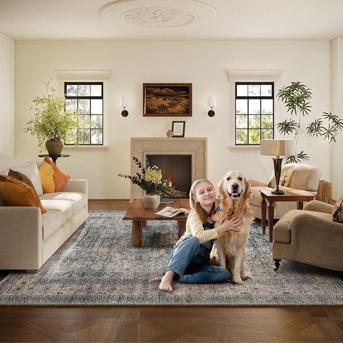 Area Rugs 10x14 Living Room: Washable Rugs - Image 6