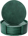LAMOTI Leather Coasters for Drinks, Handmade Luxurious Home Décor and by LaMOTI