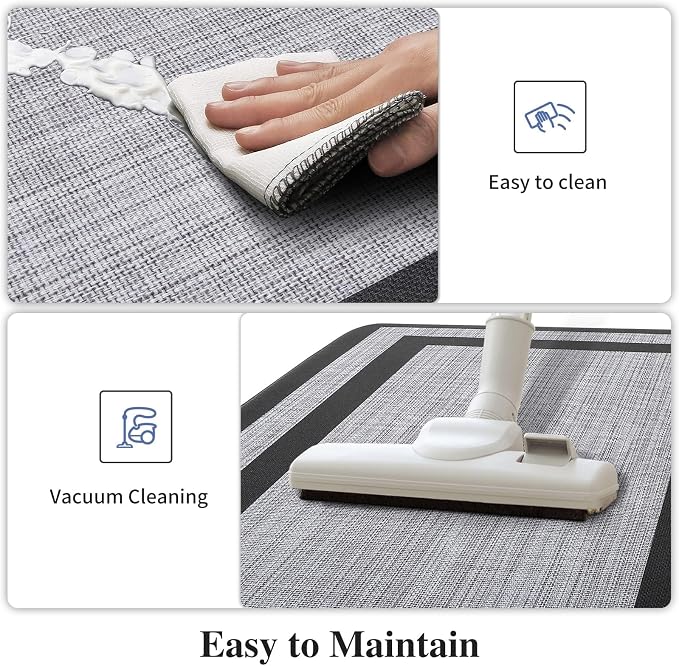 Mattitude Kitchen Mats Set of 2 Cushioned Rugs Anti-Fatigue Mats - Image 5