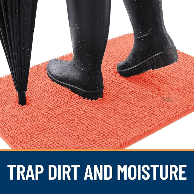 OLANLY Dog Door Mat for Muddy Paws 47x32, Absorbs Moisture and Dirt, Absorbent - Image 2