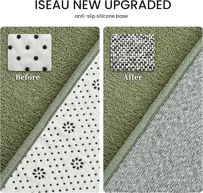 ISEAU 5x7 Rug for Living Room, Soft Memory Foam Carpet - Image 2