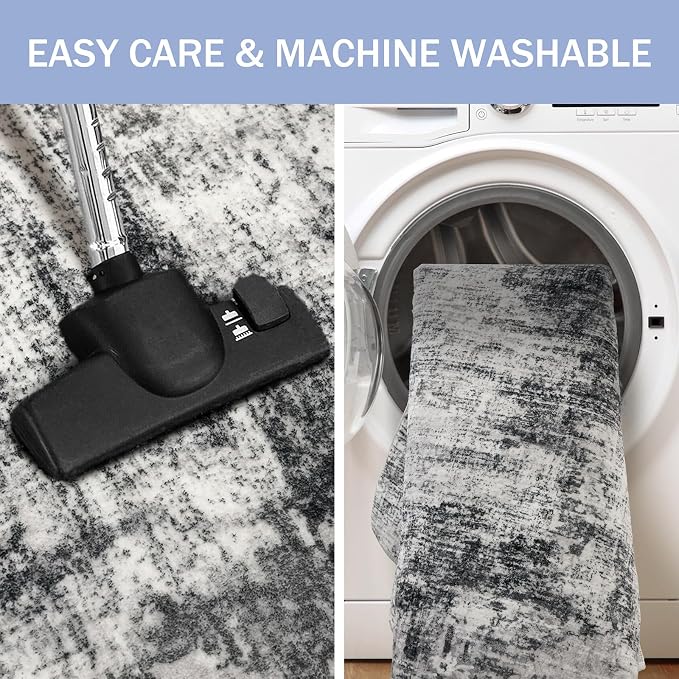 IOHOUZE Modern Abstract Area Rugs 6x9 Ft Washable Rugs - Image 4