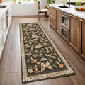 ROYHOME Mushroom Insect Washable Rug 2x6 Runners by ROYHOME