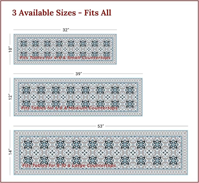 IRI-GIRI Heat Resistant Table Runner, 32 x 10 in - Image 4