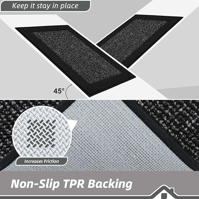 BEQHAUSE Indoor Door Mat 36" x 60", Dirt Trapper Door Mats Non-Slip Entryway - Image 4