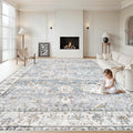 XLUEZ Area Rug 10x12 Living Room Rugs, Machine Washable Vintage Distressed Boho by XLUEZ