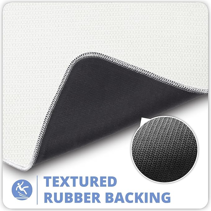 Bosap Bathroom Rugs Set 2 Pieces, Thin Bathroom Mats, Toilet Rugs, Quick Dry - Image 5
