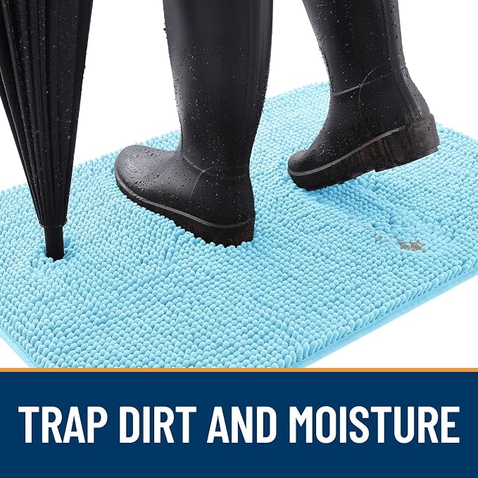 OLANLY Dog Door Mat for Muddy Paws 45x27, Absorbs Moisture and Dirt, Absorbent - Image 2
