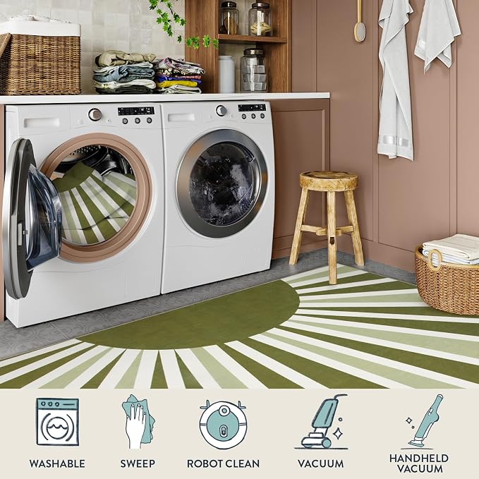 Lahome Washable Rugs 9x12 - Image 3