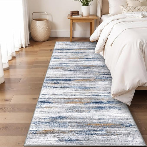 2x8 Washable Runner Rug for Family: Easy-to-Clean Runners for Hallway Entryway by WIEVEDENS