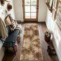 BESTSWEETIE Area Rug 2x6 Rug Machine Washable Non-Slip Low Pile Print Pattern by BESTSWEETIE