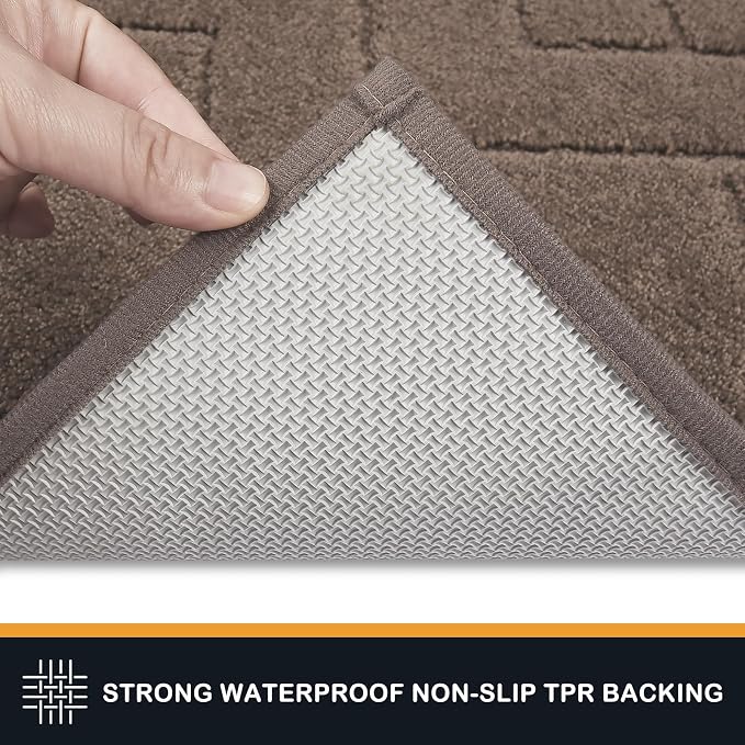 PURRUGS Dirt Trapping Door Mat 36" x 36", Non-Slip Machine Washable Entry Rug - Image 4