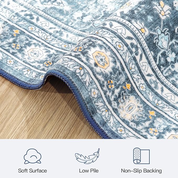 Lofus 8x10 Area Rug for Living Room, Soft Boho Carpets for Bedroom Dining Room - Image 7
