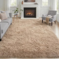 Fluffy 5x7 Area Rugs for Living Room Bedroom: Ultra Soft Shag Rug Non-Slip by Luxturiy