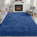Fluffy 5x7 Area Rugs for Living Room Bedroom: Ultra Soft Shag Rug Non-Slip by Luxturiy