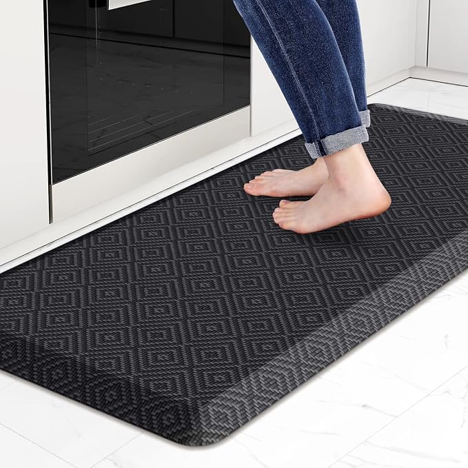 Mattitude 4/5 Inch Thick Kitchen Mat Cushioned Anti-Fatigue Floor Mat Water by Mattitude