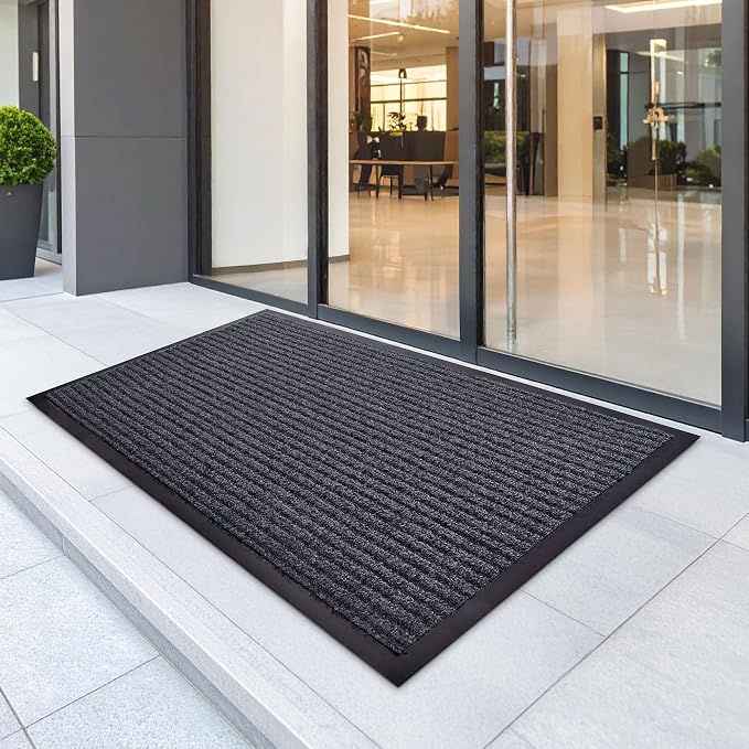 Commercial Door Mat 3'x10' Grey, Heavy Duty Industrial Floor Mat - Image 9