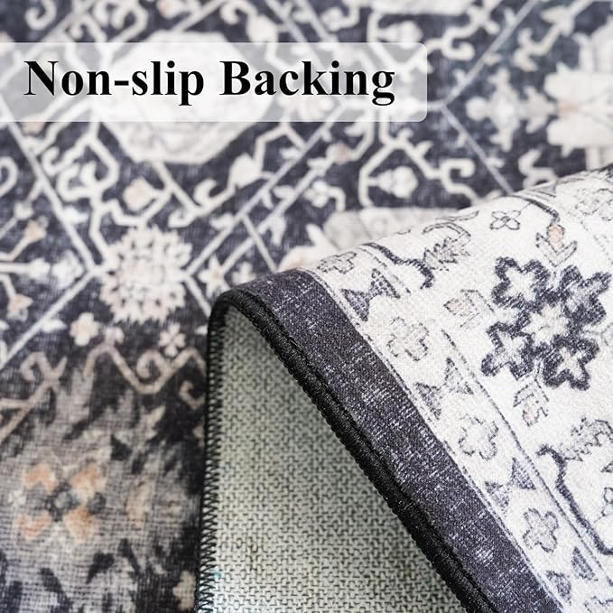 Washable 3x5 Entryway Area Rugs: Ultra Soft Low Pile Carpet - Image 5