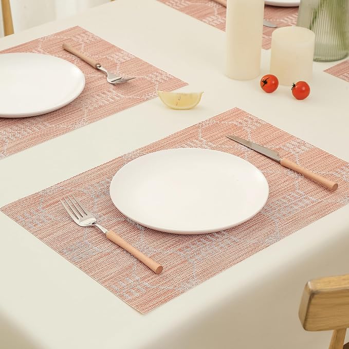 Leetaltree Coral Placemats Set of 6 - Image 8