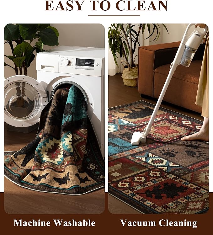 Hallway Runner Rug 2x6 Indoor Door Mat - Image 7