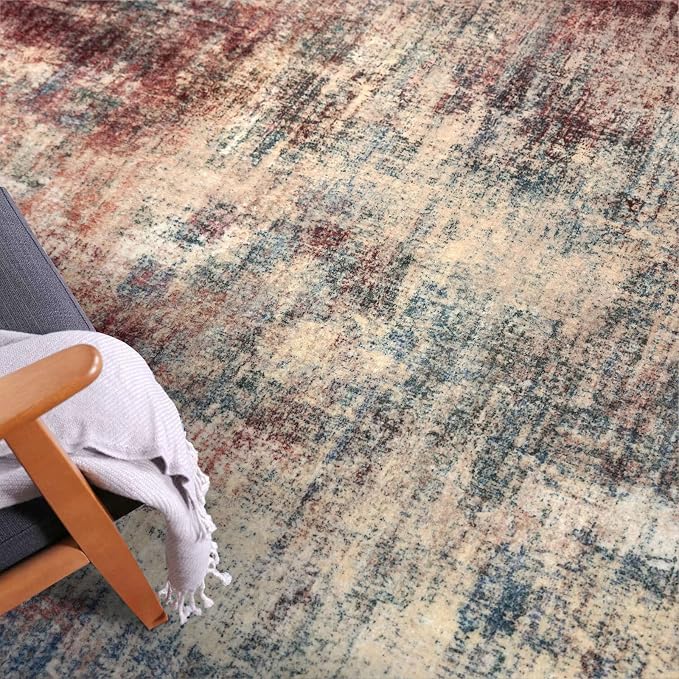 IOHOUZE Abstract Runner Rug 2x5 Ft Washable Runners - Image 7