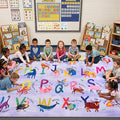 5x7 ABC Classroom Rug for Kids Playroom, Alphabet Rug by Unknown