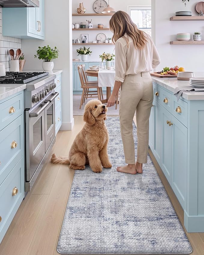 DEXI Kitchen Mats Cushioned Anti Fatigue, 23x107 Floor Padded Runner Rug Non - Image 3