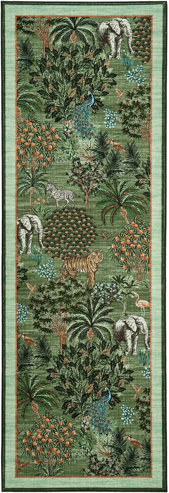 GarveeHome Jungle Rug 2.5x10 Kitchen Runner Rug Non Slip Washable Runners - Image 4