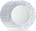 Corelle 6-Piece 10.25" Vitrelle Glass Dinner Plates Lightweight, Chip/Scratch by Corelle