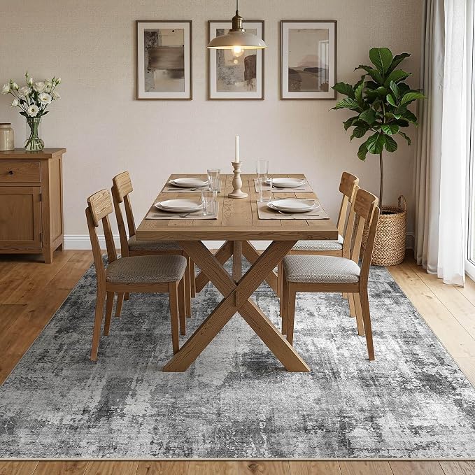 DMOYEST 10x12 Area Rug for Living Room, Washable & Non Slip Large Indoor Carpet - Image 2