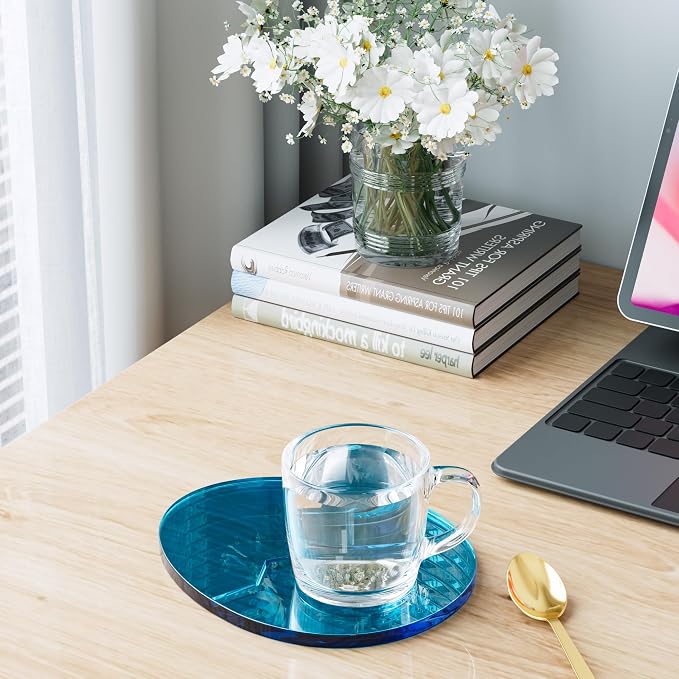 Acrylic Coaster Decorative Plates, Office Desk Accessories - Image 2