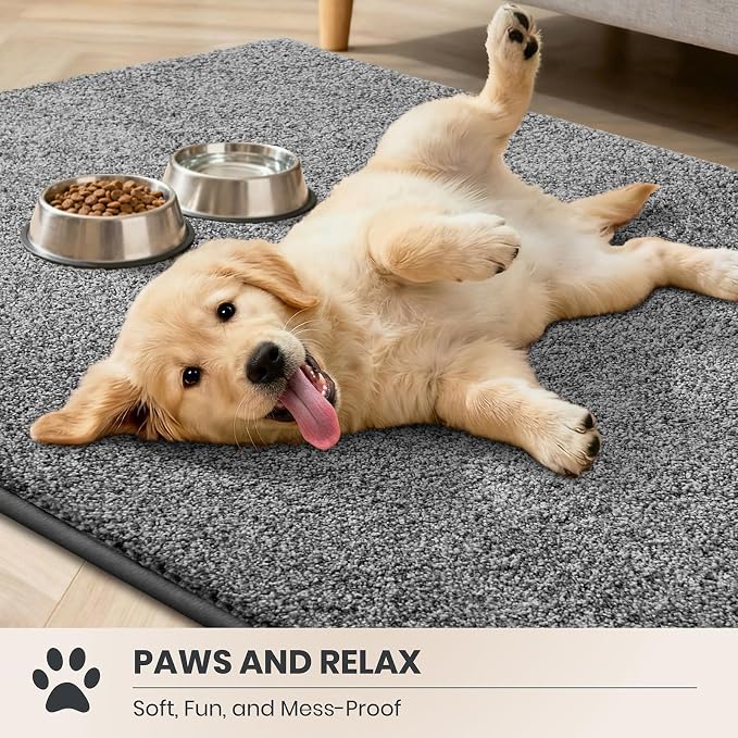 PURRUGS Dirt Trapping Door Mat 31.5" x 70", Non-Slip Machine Washable Entryway - Image 3