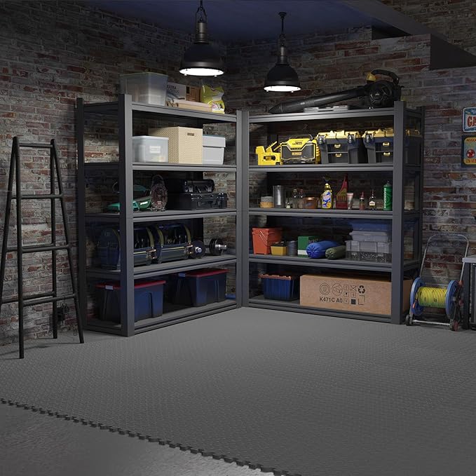Home Gym Mat, Puzzle Exercise Mat, EVA Interlocking Foam Floor Tiles - Image 7