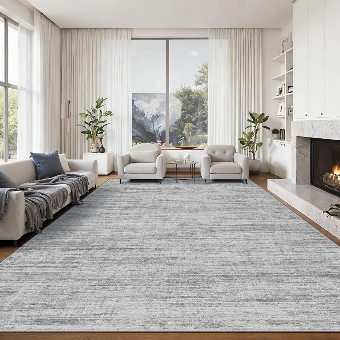 Area Rugs 9x12 for Living Room, Non-Slip Backing Machine Washable Rugs - Image 6