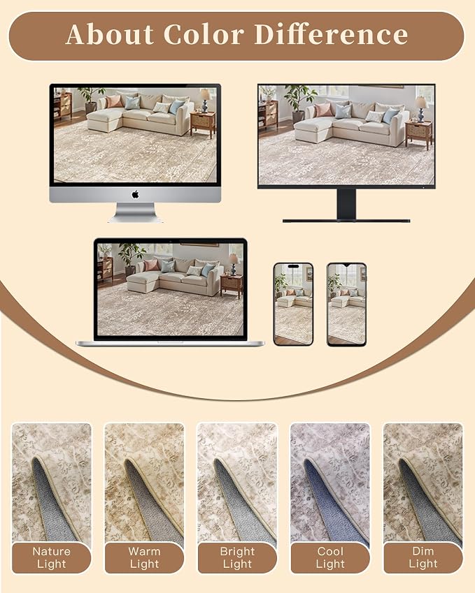 Madane Washable Runner Rug 2x5 - Image 6