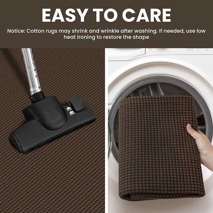 IOHOUZE Washable Runner Rug 3x10 Non Slip Rubber Backed Long Hallway Runner - Image 4