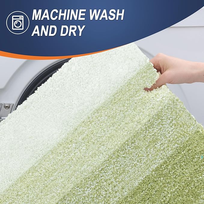 OLANLY Bathroom Rugs Mat 36x24, Extra Soft Absorbent Microfiber Bath Rugs - Image 6