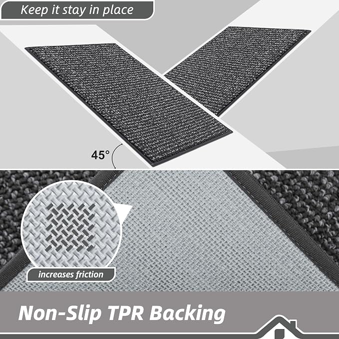 BEQHAUSE Kitchen Runner Rugs 20"x48", Non-Slip Kitchen Mats - Image 4