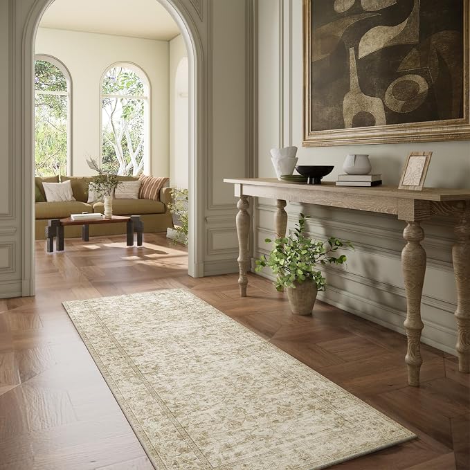 Washable Kitchen Rug Runners for Hallways: 2'6"x8' Bedroom Runner Rug Non Slip - Image 6