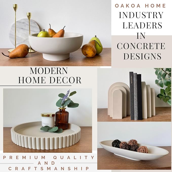 OAKOA Modern Fruit Bowl for Kitchen Counter - Image 3