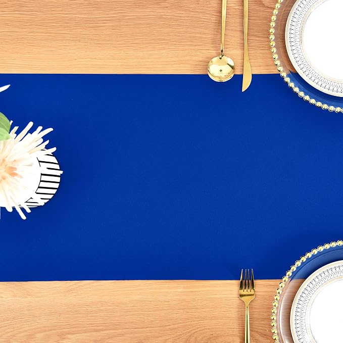 Farmhouse Blue Table Runner Dining Table Runners 90 Inches Long Coffee Table - Image 8