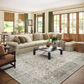 Machine Washable Rugs for Living Room: 8x10 Area Rugs for Bedroom Vintage Stain by palohom