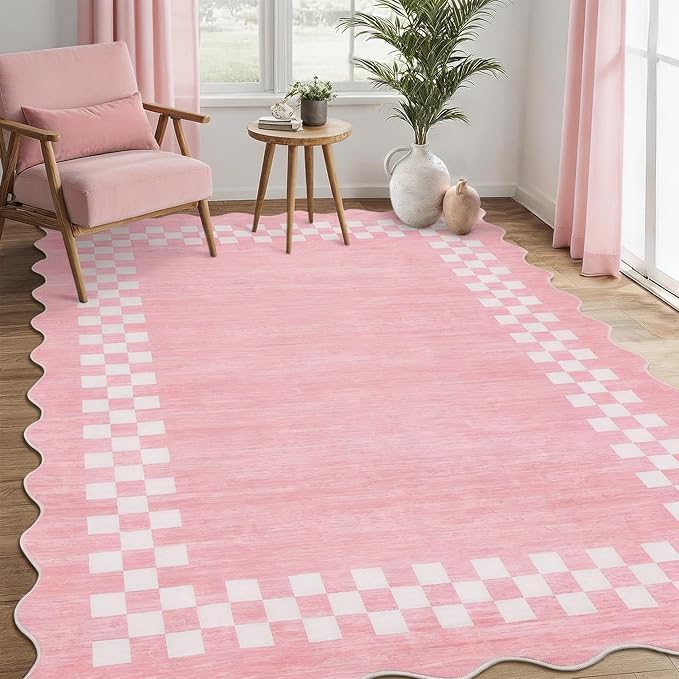 GarveeHome Scalloped Washable Rug 9x12 Area Rug - Image 9